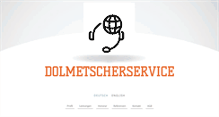 Desktop Screenshot of dolmetscherservice.org