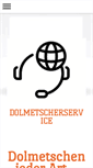 Mobile Screenshot of dolmetscherservice.org